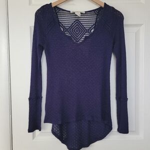 American Rag Cie Long Sleeve Knit Top Size Small